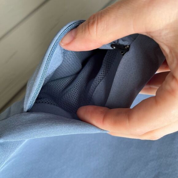 Hurley Hybrid Shorts SZ 32 Dusty Blue Quick-Dry Zip Pockets NWOT - Picture 3 of 8